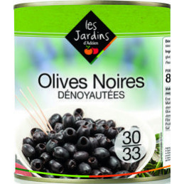 Olives noires dénoyautées  4/4